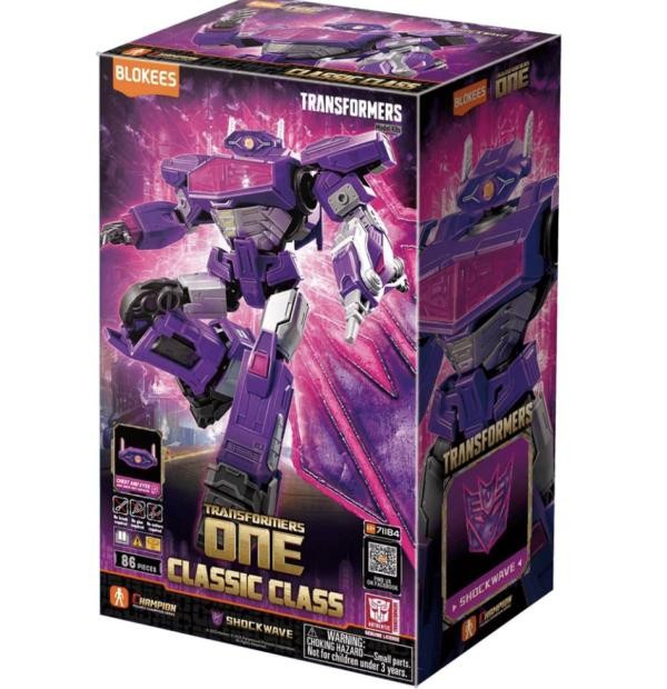 Armable Transformers Classic Class 18 Shockwave (transformers One 2024)