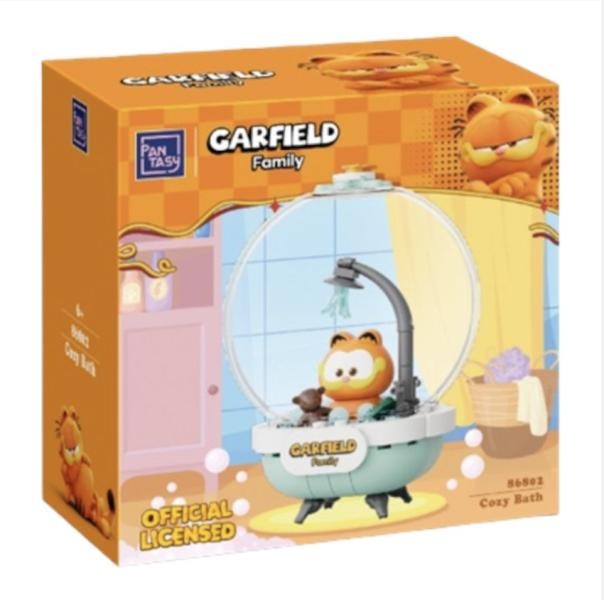 Armable Bola de Cristal Garfield Baño Acogedor (cozy Bath ) 140pcs