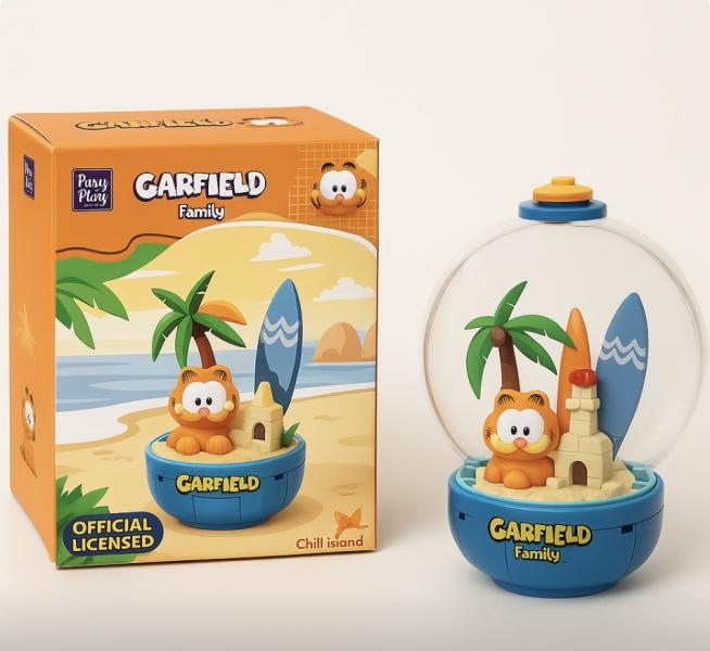 Armable Bola de Cristal Garfield Isla Infantil (child Island ) 99pcs