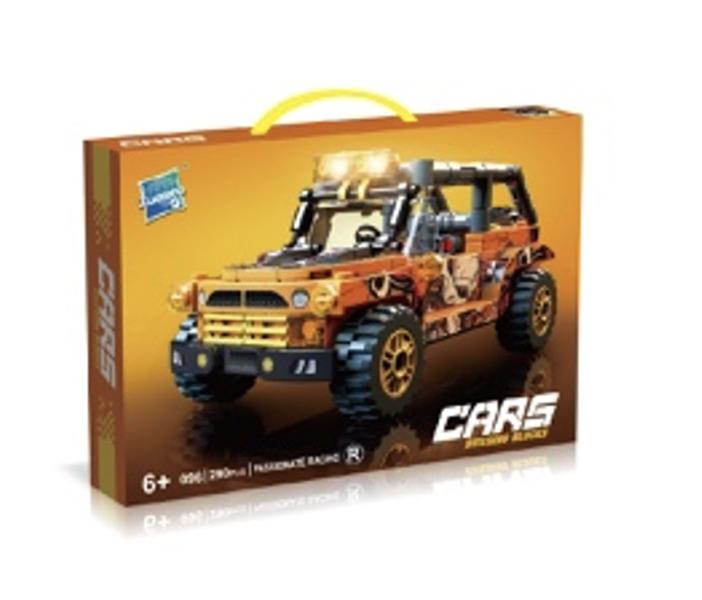 Armable Carro de Carreras Todo Terreno Naranja N096R 288pcs