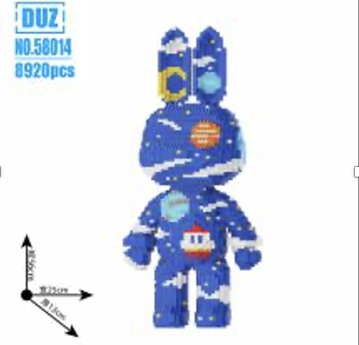 Armable Grande Estatua Conejo 8920pcs N58014