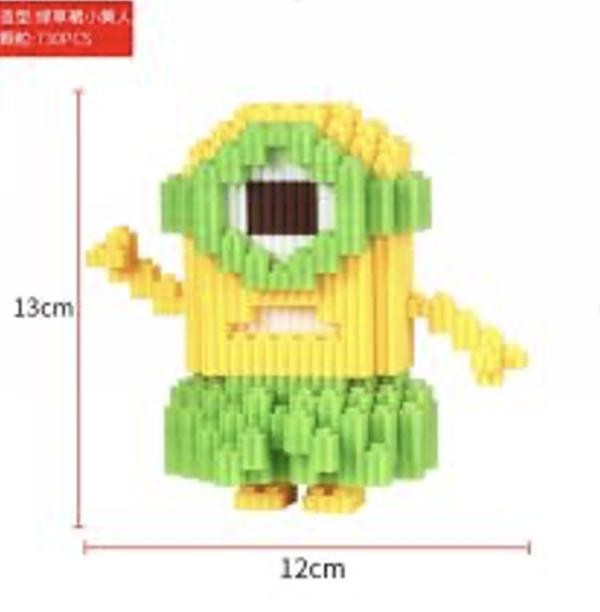 Armable Pequeño Minions Hawaiiano 730pcs N6049