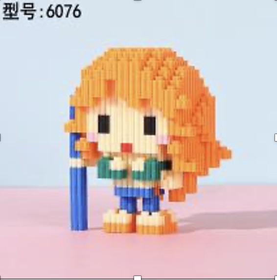 Armable Pequeño Nami One Piece 530pcs N6076