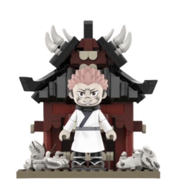Armable Jujutsu Kaisen Ryomen Sukuna 297pcs Templo Malevolo Puremind