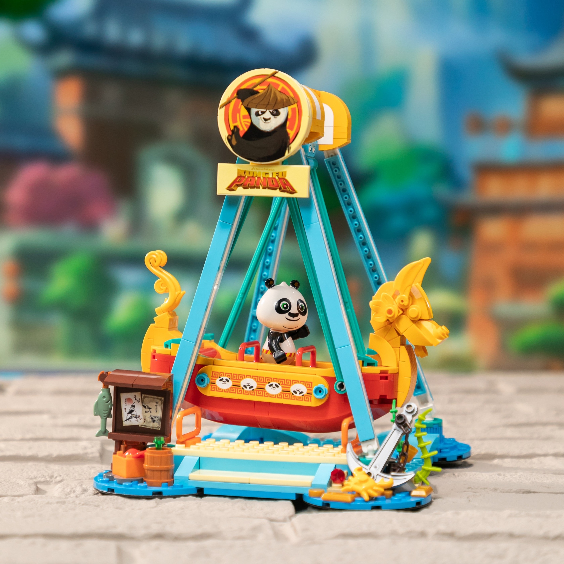 Armable Kung Fu Panda Pirate Ship Ride 379pcs 21 cm — vista 2