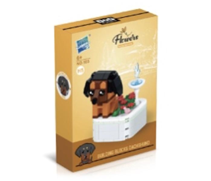 Armable Perro Cafe con Fuente N103 H5 Pequeño