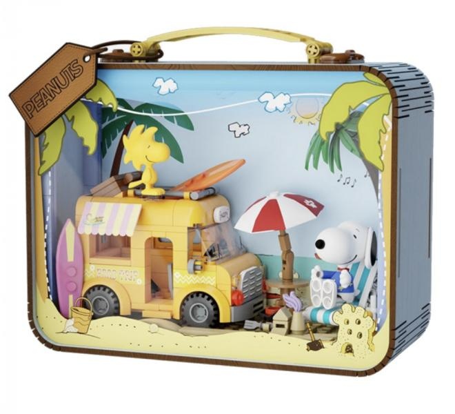 Armable Snoopy Maleta de Viaje Playera