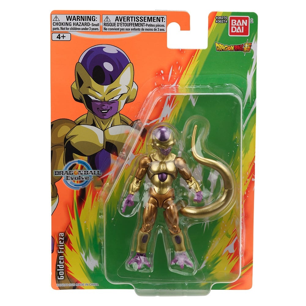 Figura Golden Frieza Dragon Ball Evolve Articulada 12 cm — vista 2