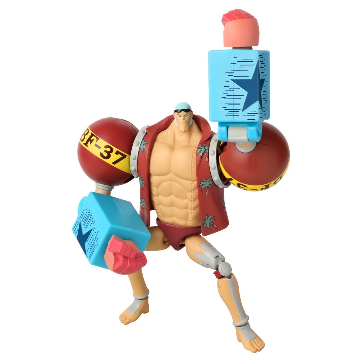 Figura One Piece Franky Articulada Anime Heroes