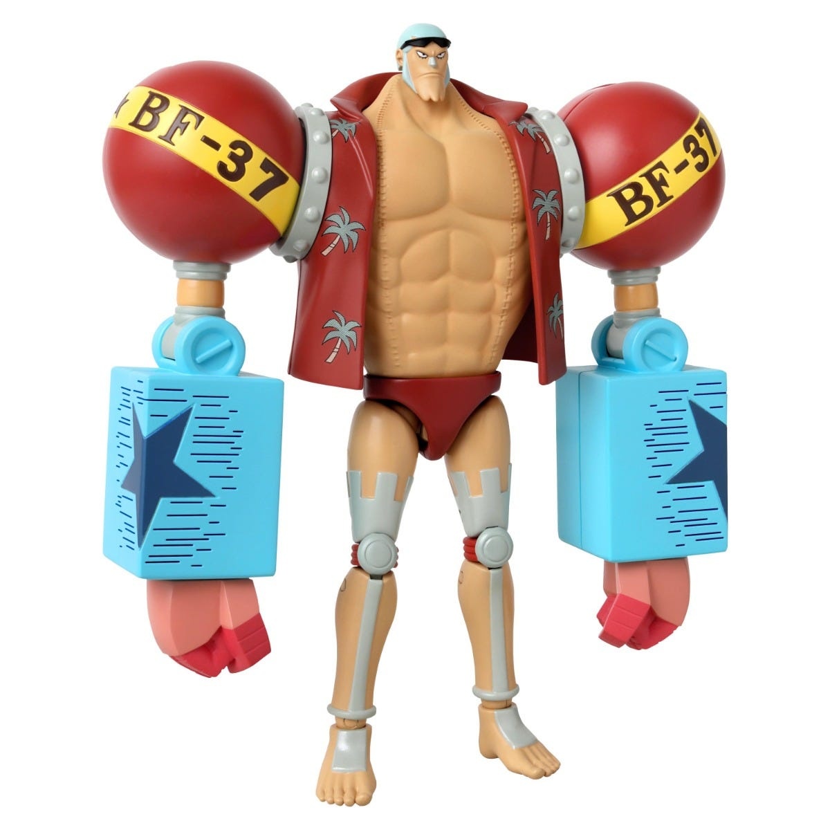Figura One Piece Franky Articulada Anime Heroes — vista 2