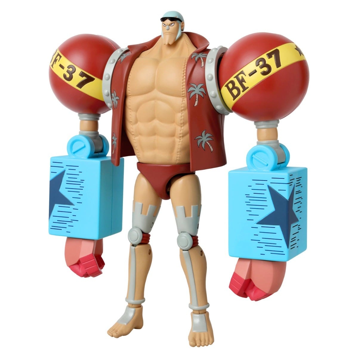Figura One Piece Franky Articulada Anime Heroes — vista 3