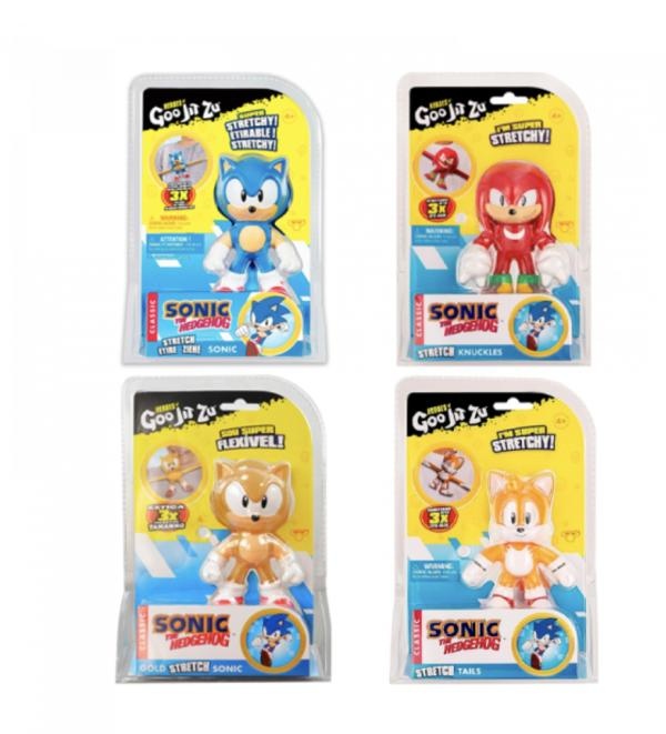 Figura Sonic Goojitzu Super Stretch Original