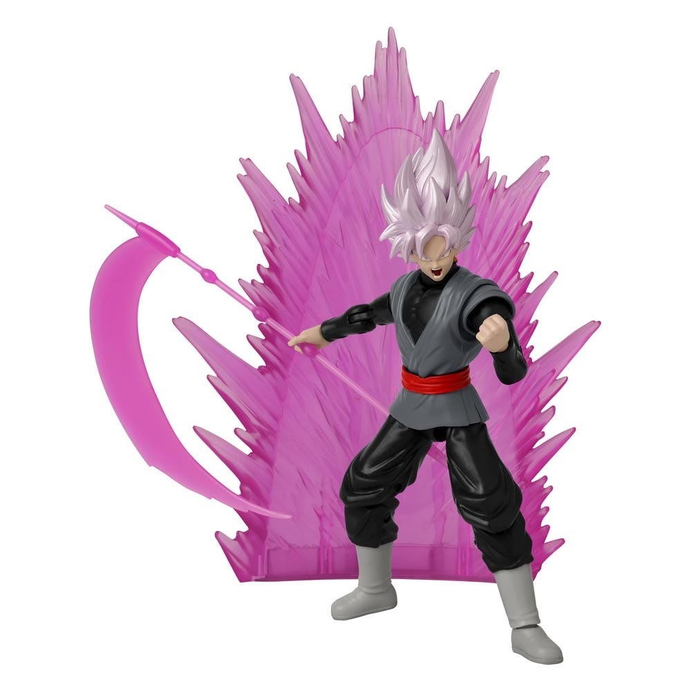 Figura Super Sayayin Goku Rose Black Dragon Ball Articulada Dragon Star