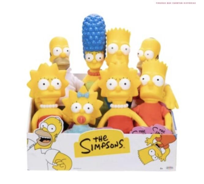 Peluche Basico Cabeza de Plastico los Simpsons 30 cm — vista 2