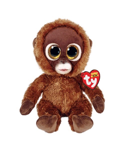 Peluche Beannie Boss Chessie Mono Cafe Pequeño TY