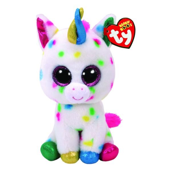 Peluche Beannie Boss Harmonie Unicornio de Puntos TY Regular