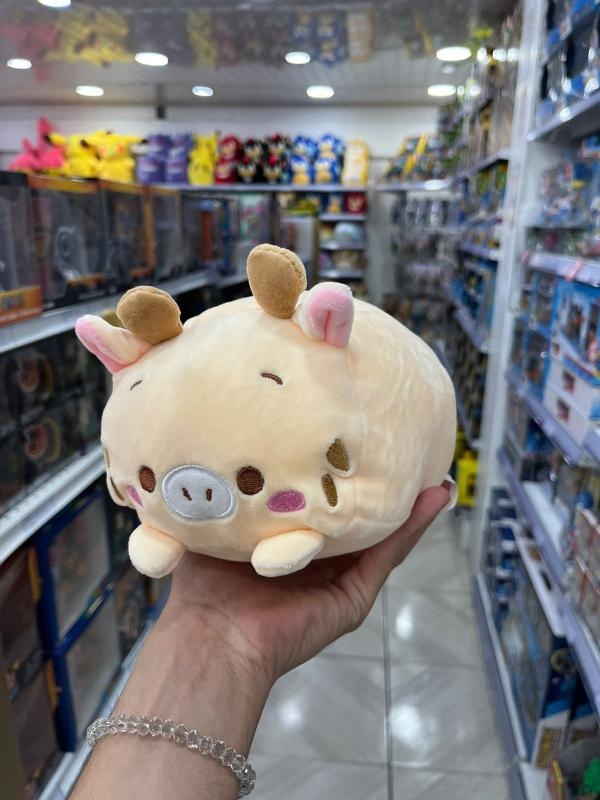 Peluche Jirafa Acostado Amarillo/beige 20 cm