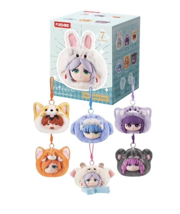 Peluche Llavero con Vinyl Frieren Fiesta Animal Blind Box 7 Diseños