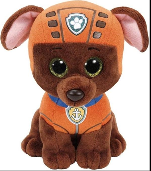Peluche Paw Patrol Zuma Naranja Ojos Grandes 20 cm — vista 2