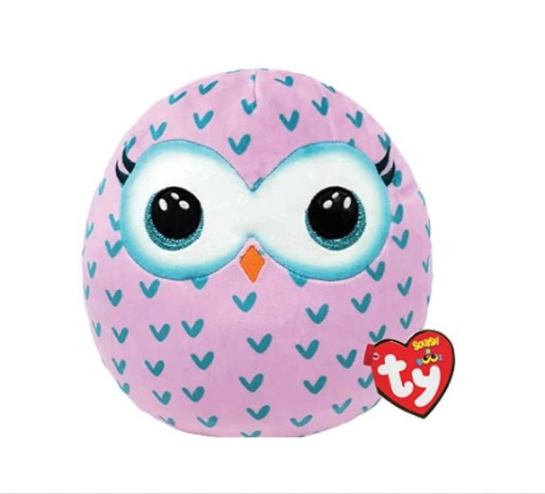 Peluche Squishasboos TY Winks Buho