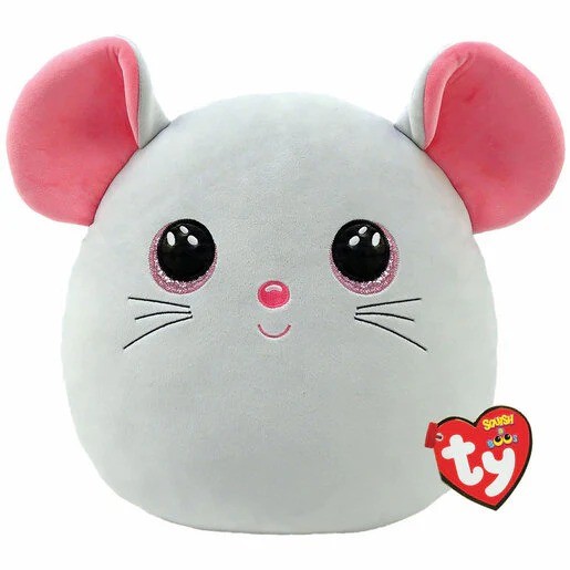 Peluche TY Squishasboos Catnip Raton Grande 35 cm