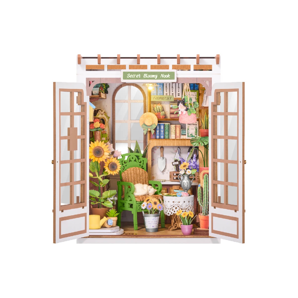 Armable Book Nook Jardin Secreto 246pcs con Luz