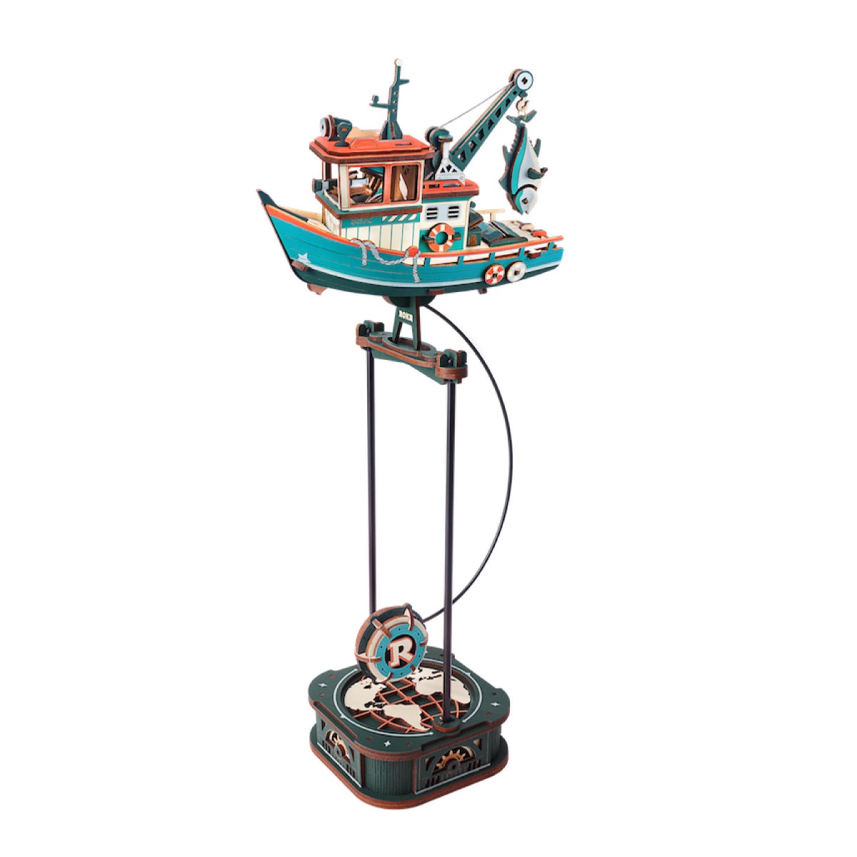 Armable con Balance de Gravedad Barco Pesquero 179pcs