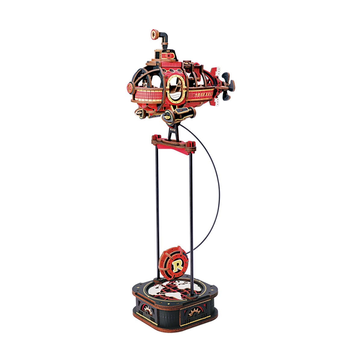 Armable con Balance de Gravedad Submarino Rojo 219pcs