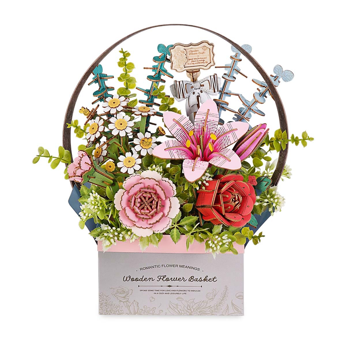 Armable de Madera Canasta de Flores 428pcs