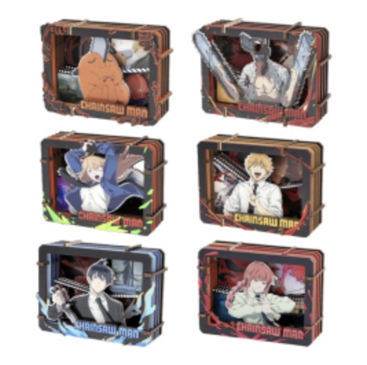 Armable de Madera Chainsaw Man Blind Box Pequeño 6 Diseños Puremind