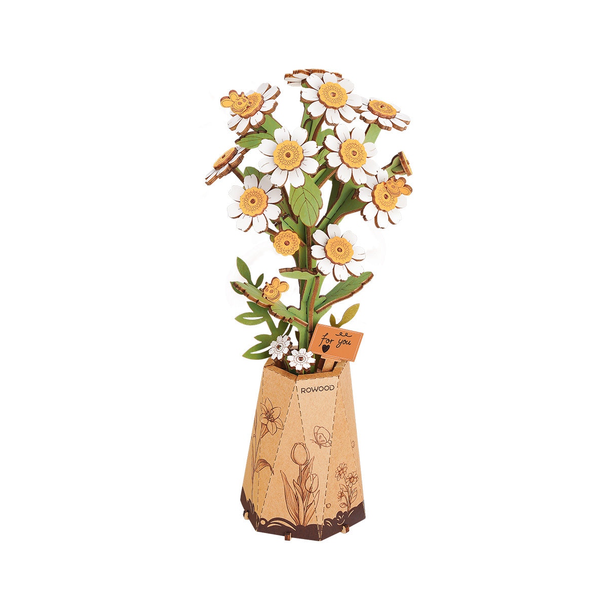 Armable de Madera Flor de Manzanilla 101pcs