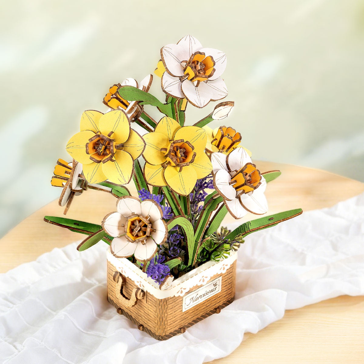 Armable de Madera Ramo de Narcisos 280pcs