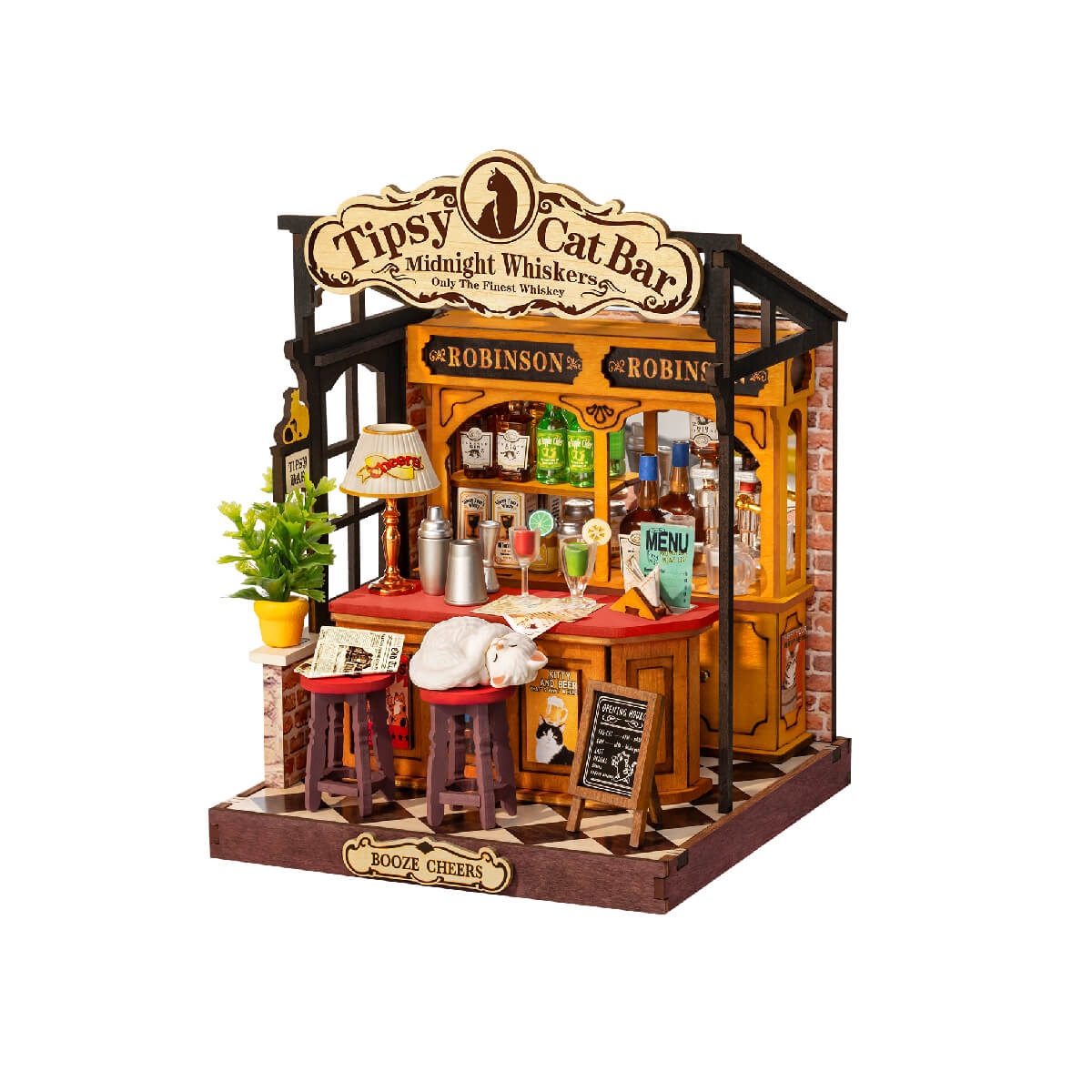Armable Mini Bar del Gato Ebrio 136pcs
