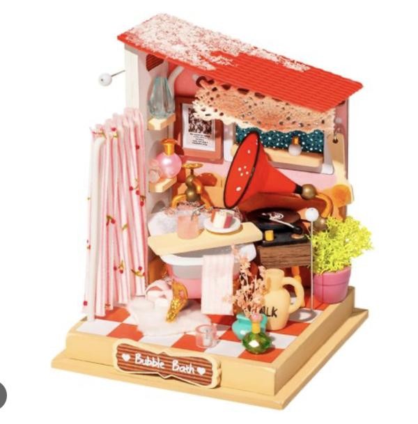 Armable Mini Casa Baño de Burbujas 7X9 cm