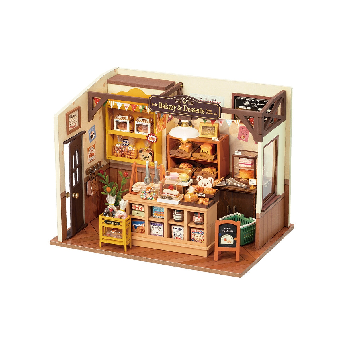 Armable Mini Casa de Hornear de Becka con Luz 209pcs