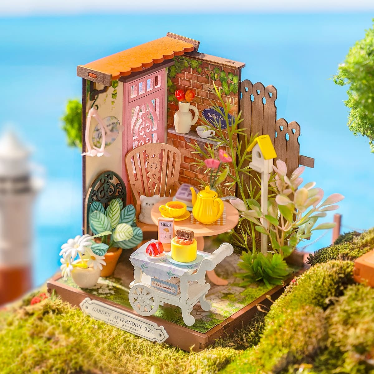 Armable Mini Casa Jardin del Te Fino 76pcs