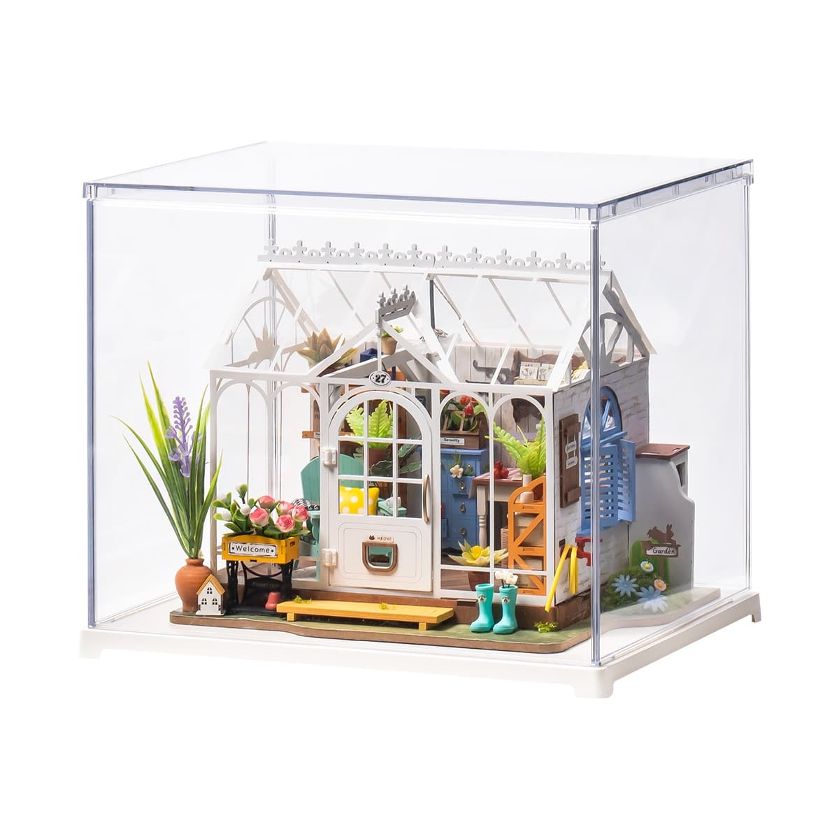 Armable Mini Casa Jardin Soñado 296pcs con Luz LED