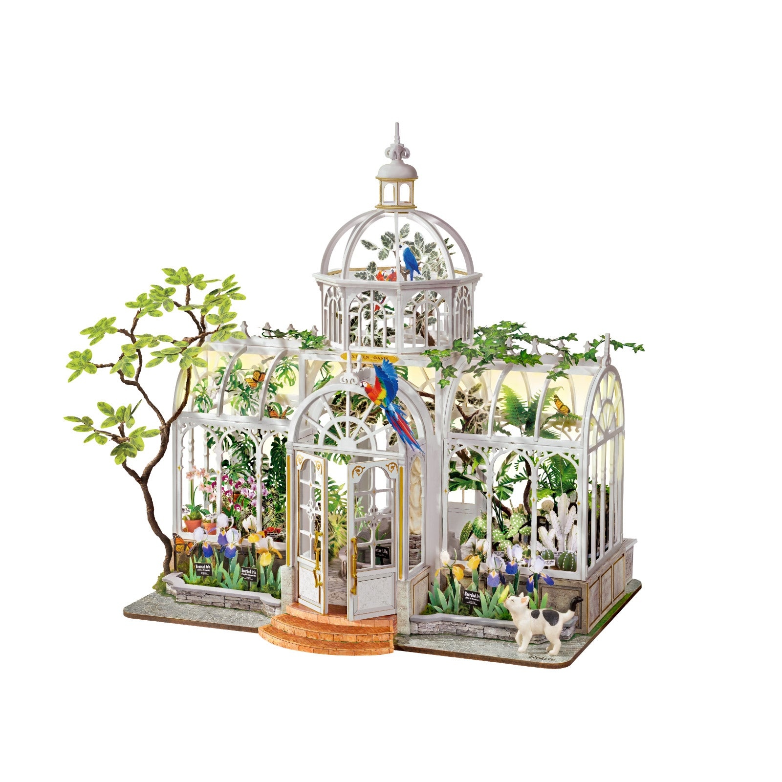 Armable Mini Casa Oasis de Oxygeno con Luz 1168pcs