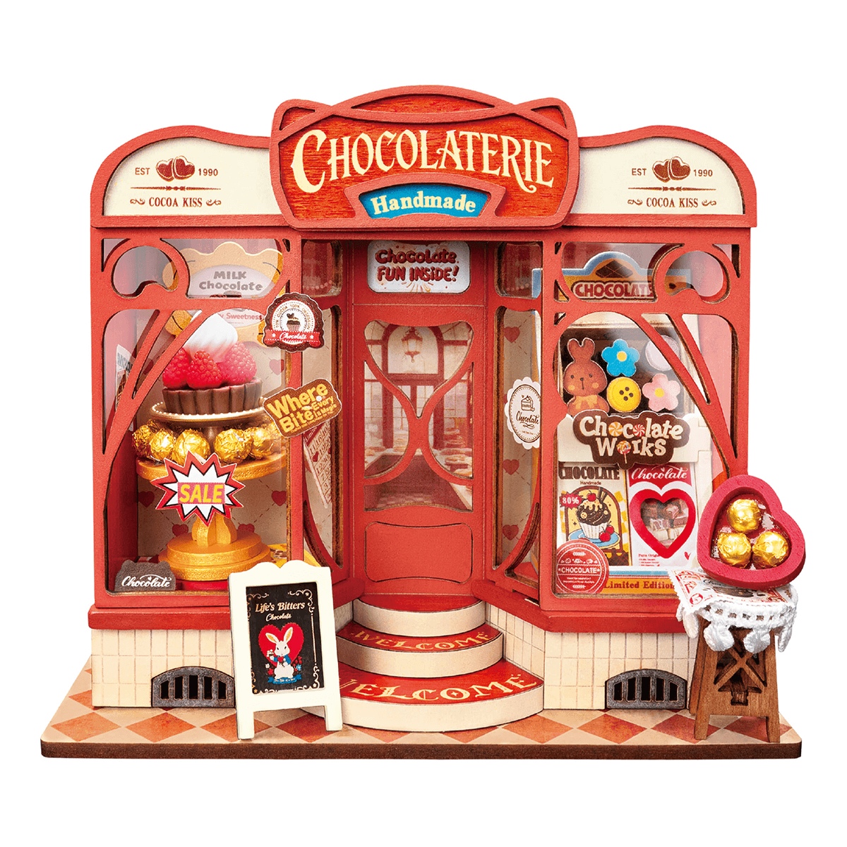 Armable Mini Tienda Dulce de Chocolates 98pcs