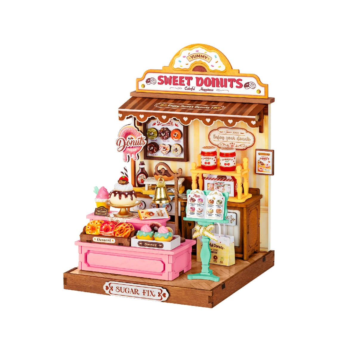 Armable Mini Tienda Dulce de Donas 141pcs