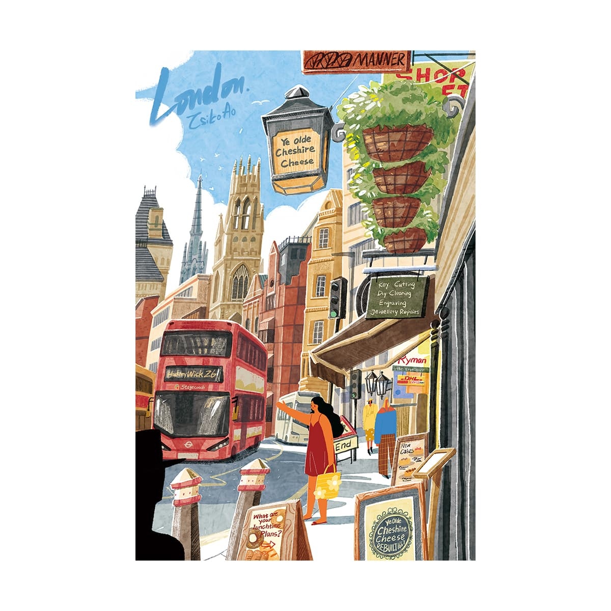 Rompecabezas Caminando Por Londres 1000pcs Joypiece