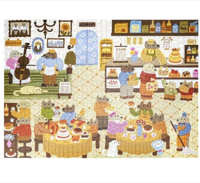 Rompecabezas Panaderia de Perros 1000pcs Joypiece
