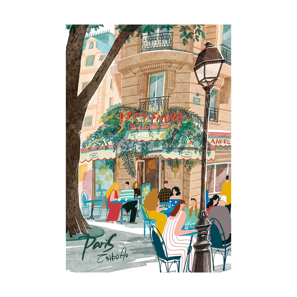 Rompecabezas Tiempo de Ocio en Paris 1000pcs Joypiece