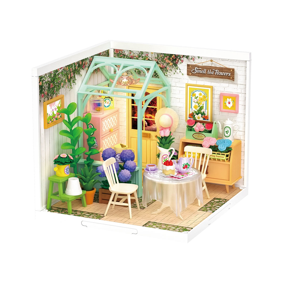 Set Super Creator Te en Jardin con Flores 151pcs con Luz LED