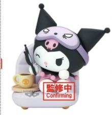 Figura Bandai Nakayoshi Memories Relaxing Time At Home Kuromi Y Usahana (A: Kuromi) Sanrio Characters Banpresto