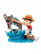 Figura One Piece Log Stories Monkey D Luffy Vs Local Sea Monster Banpresto/Bandai