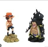 Figura One Piece World Collectable Figure Log Stories-Portgas D.Ace Vs Marshall D.Teach Bandai / Banpresto