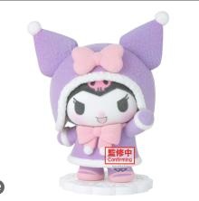 Figura Sanrio Characters Fluffy Puffy Kuromi Bandai / Banpresto