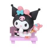 Figura Sanrio Characters Nakayoshi Memories My Melody Kuromi(B:Kuromi)Banpresto/Bandai