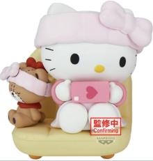 Figura Sanrio Characters Nakayoshi Memories Relaxing Time At Home Hello Kitty Bandai / Banpresto